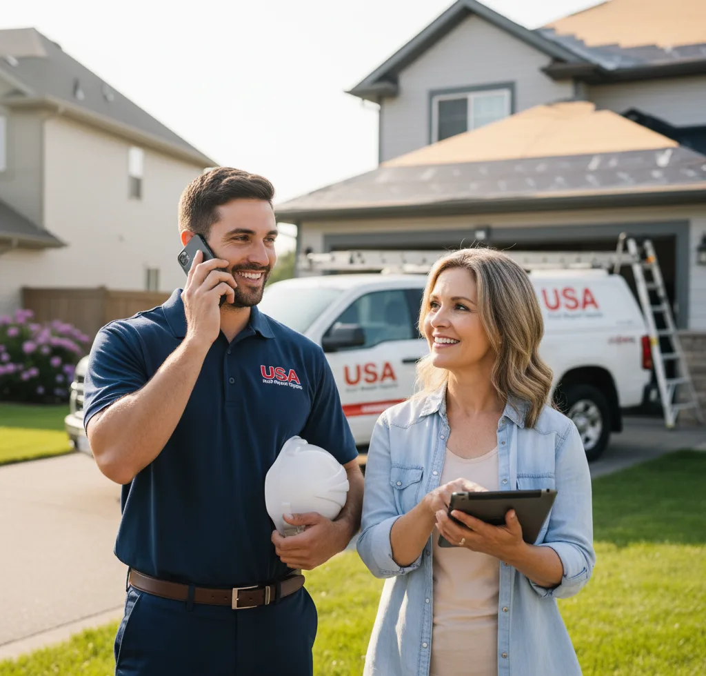 USA Roof Repair Experts customer support in Monmouth